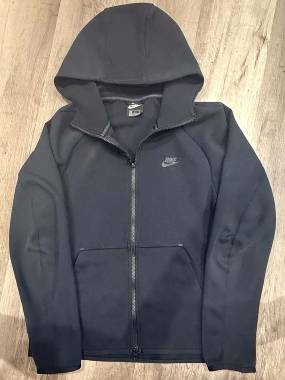 Nike Tech Fleece Full Zip Hoodie Size M Black